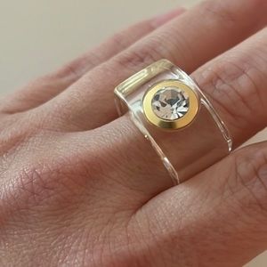 NWT J CREW LUCITE RING